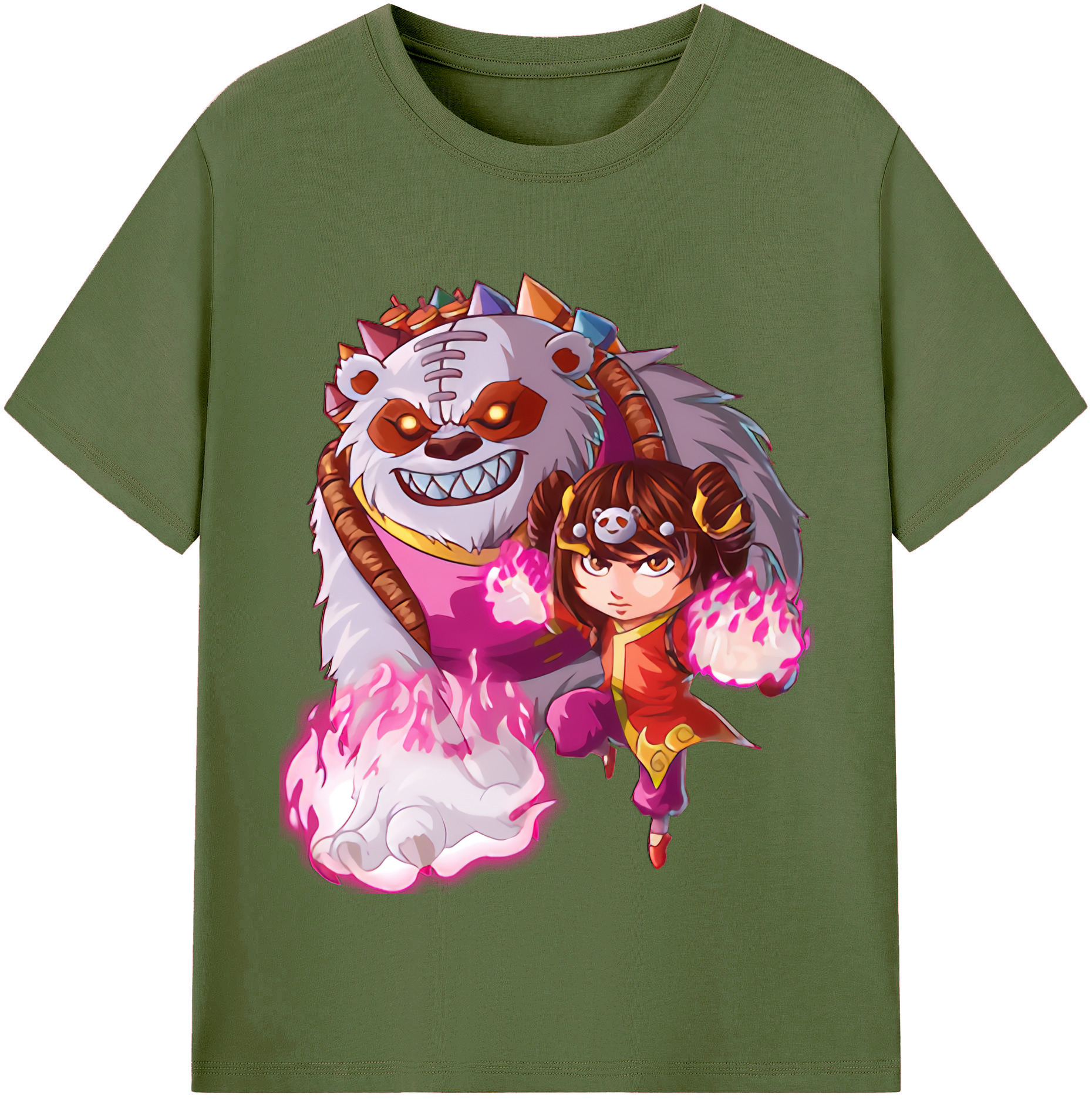 リーグ・オブ・レジェンド League of Legends LOL 綿100％半袖Tシャツ（フロントプリント）
